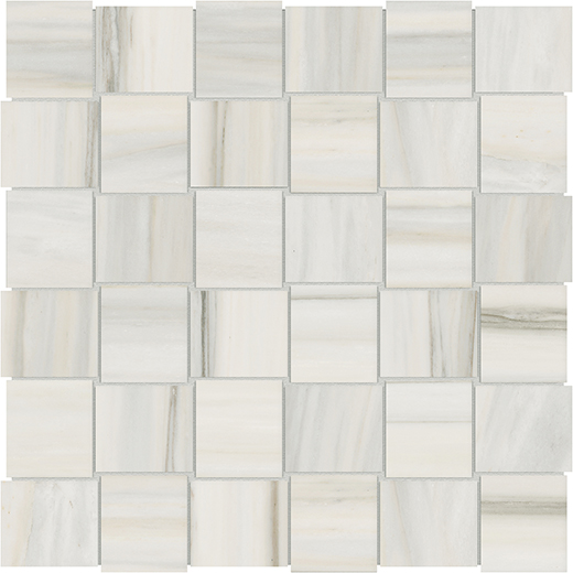 Oxford Zebrino Matte 2"x2" Basketweave | Glazed Porcelain | Floor/Wall Mosaic