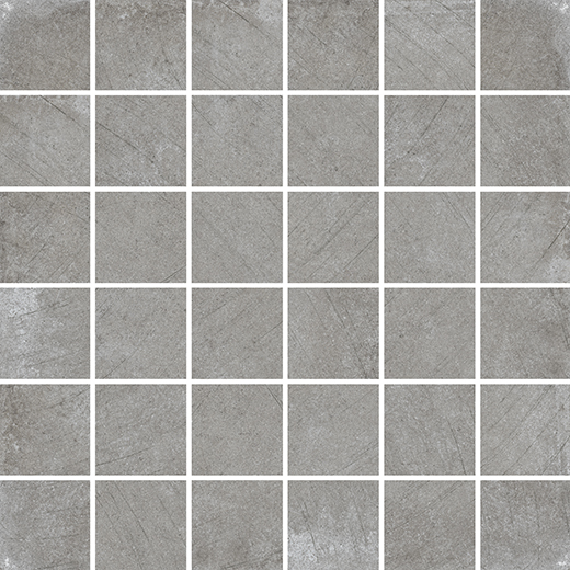 Palio Cenere Matte 2"x2" Mosaic | Glazed Porcelain | Floor/Wall Mosaic