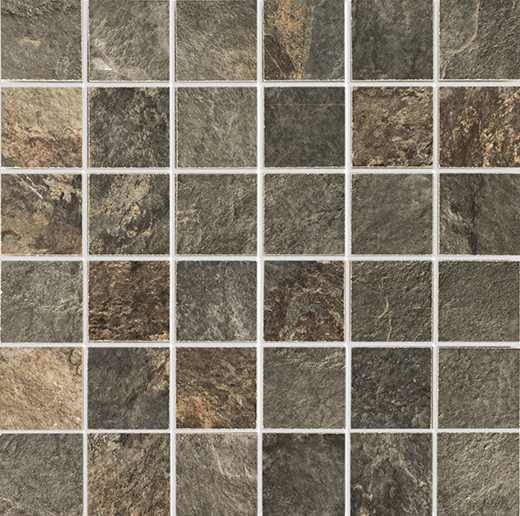 Passage Rajah Natural 2"x2" Mosaic | Color Body Porcelain | Floor/Wall Mosaic