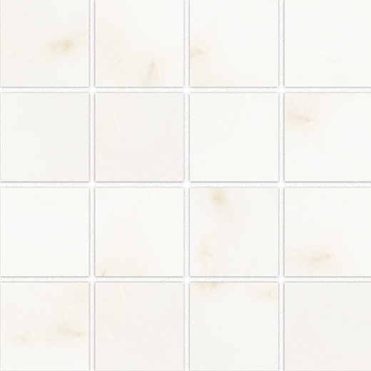 Piazza Calacatta Ambra Matte 3"X3" Mosaic | Porcelain | Floor/Wall Mosaic