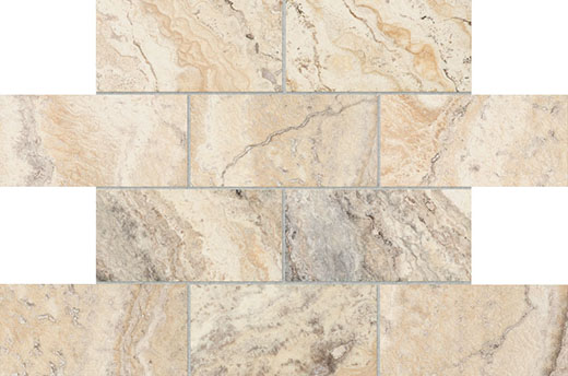 Picasso (Travertine) T-mbled 3"x6" | Travertine | Floor/Wall