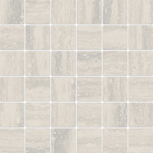 Pinnacle White Matte 2"X2 | Glazed Porcelain | Floor/Wall Mosaic