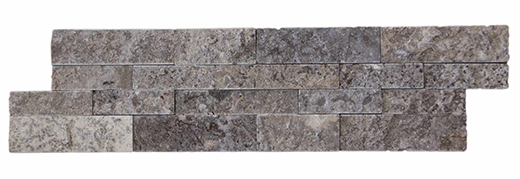 Platinum Platinum Natural 4.75"x6.75" 2cm Ledge Corner | Travertine | Exterior Stone