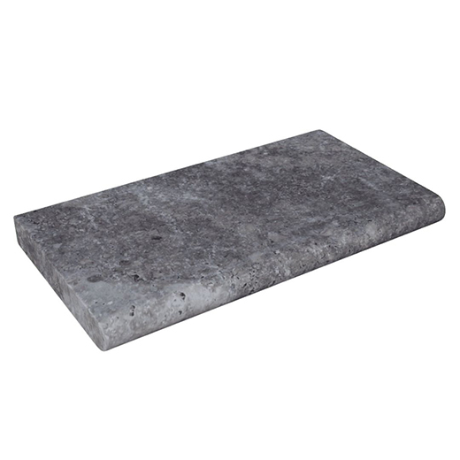 Platinum Platinum Tumbled 16"x72"x2" Eased Edge | Travertine | Outdoor Coping