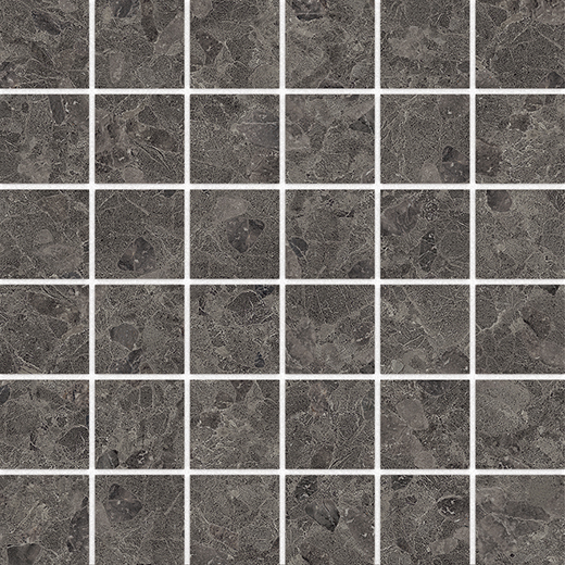 Pompano Fog Natural 2"x2" Mosaic | Glazed Porcelain | Floor/Wall Mosaic