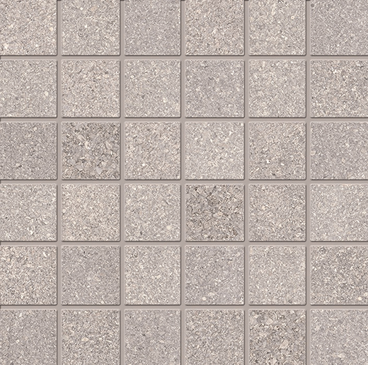 Outlet Punto Grey Matte 2"X2" Mosaic | Color Body Porcelain | Floor/Wall Mosaic