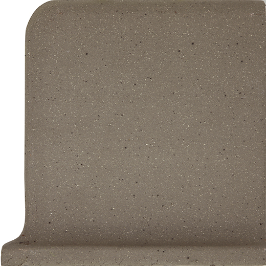 Quarry Ironspot Puritan Gray Smooth  6"x6" Cove Left | Quarry | Trim