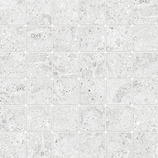 Reef Bianco Matte 2"x2" Mosaic | Color Body Porcelain | Floor/Wall Mosaic