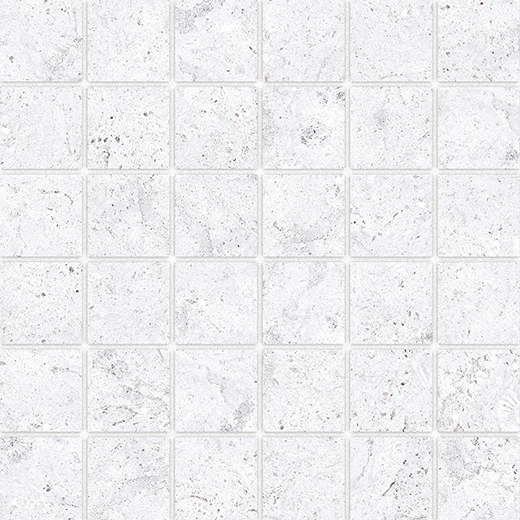 Reef Cottone Matte 2"x2" Mosaic | Color Body Porcelain | Floor/Wall Mosaic