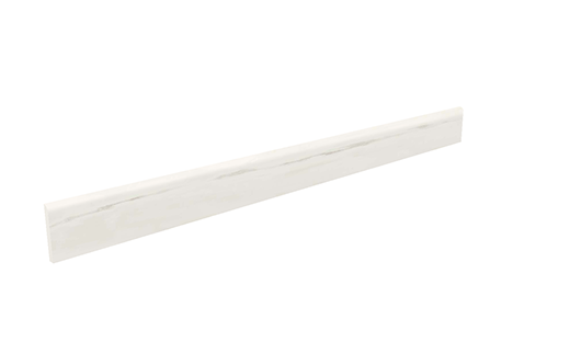 Resplendent Bianco Dolomite Matte 3"x24" Bullnose | Color Body Porcelain | Trim