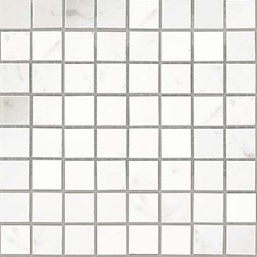 Resplendent Carrara Pure Matte 2"x2" Mosaic | Color Body Porcelain | Floor/Wall Mosaic