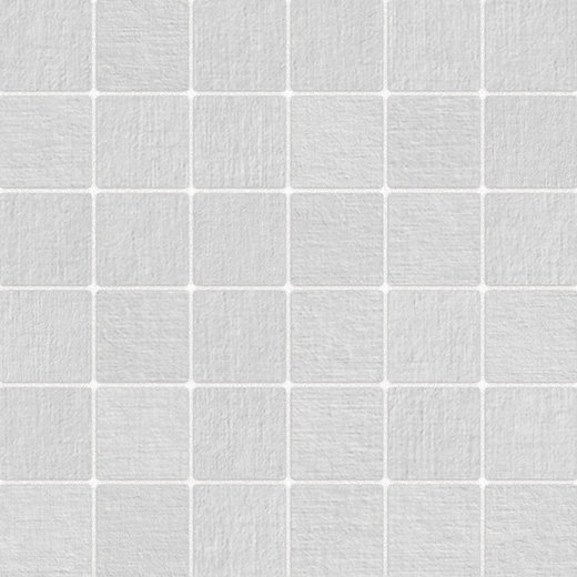 Rhyme Ivory Staccato Matte 2"X2 | Color Body Porcelain | Floor/Wall Mosaic