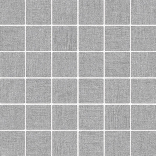 Rhyme Silver Melody Matte 2"X2 | Color Body Porcelain | Floor/Wall Mosaic