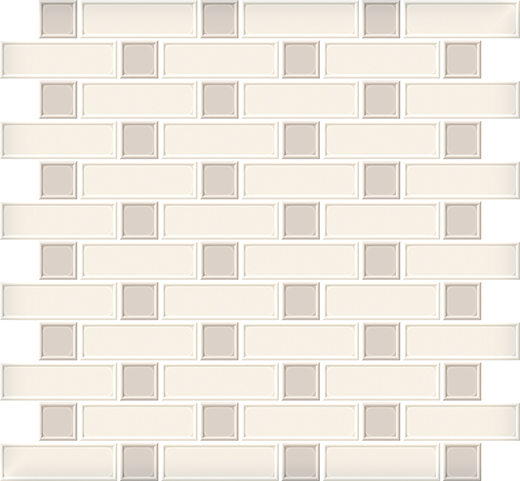 Outlet Roxy Beryl - Outlet Glossy 2Tone Mosaic | Ceramic | Wall Mosaic