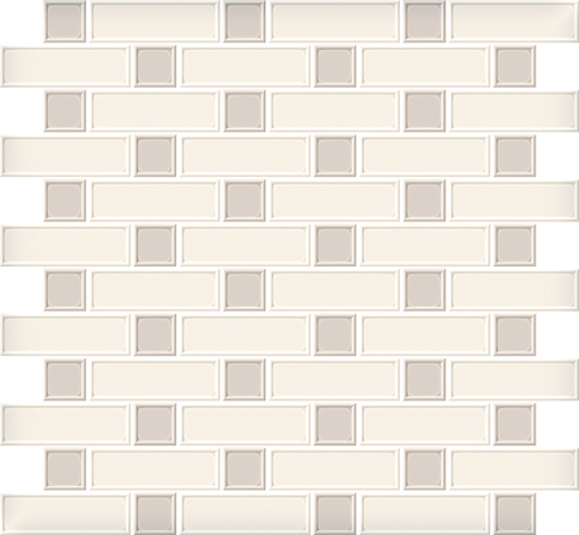 Outlet Roxy Beryl - Outlet Glossy 2Tone Mosaic | Ceramic | Wall Mosaic