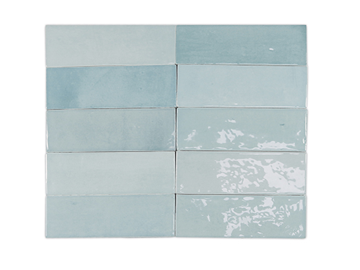 Safi Aqua Glossy 2"x6.3" | Ceramic | Wall