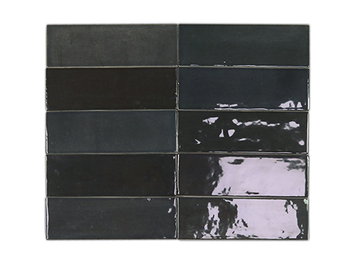 Safi Graphite Glossy 2"x6.3" | Ceramic | Wall