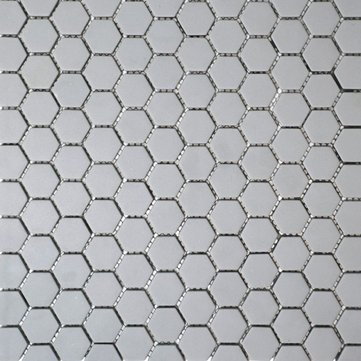 San Marino Enamel Mosaics Cloud Matte Hexagon Mosaic | Enamel | Floor/Wall Mosaic