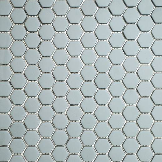 San Marino Enamel Mosaics Colonial Blue Matte Hexagon Mosaic | Enamel | Floor/Wall Mosaic