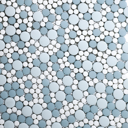 San Marino Enamel Mosaics Smeralda Matte Bubble Mosaic | Enamel | Floor/Wall Mosaic