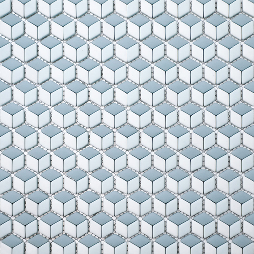 San Marino Enamel Mosaics Smeralda Matte Cube Mosaic | Enamel | Floor/Wall Mosaic