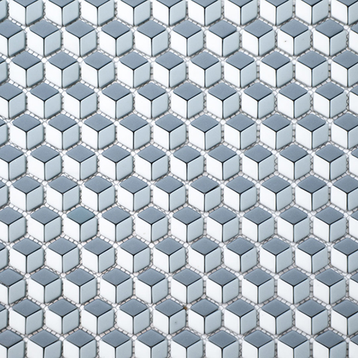San Marino Enamel Mosaics Sage Matte Cube Mosaic | Enamel | Floor/Wall Mosaic