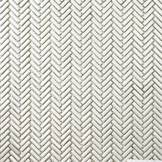 San Marino Enamel Mosaics Pearl Gloss Herringbone Mosaic | Enamel | Floor/Wall Mosaic