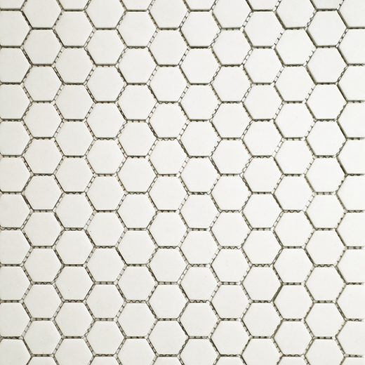 San Marino Enamel Mosaics Pearl Matte Hexagon Mosaic | Enamel | Floor/Wall Mosaic