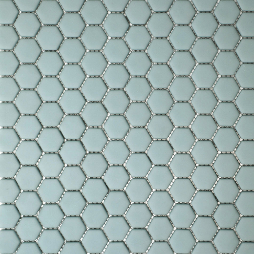 San Marino Enamel Mosaics Smeralda Matte Hexagon Mosaic | Enamel | Floor/Wall Mosaic