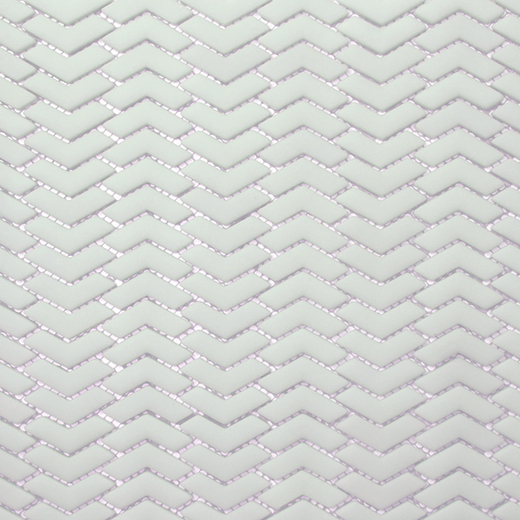 San Marino Smeralda Matte Chevron Mosaic | Enamel | Floor/Wall Mosaic