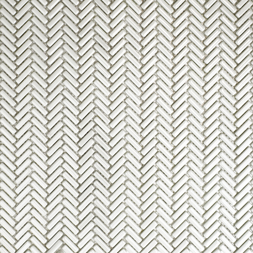San Marino Frost Gloss Herringbone Mosaic | Enamel | Floor/Wall Mosaic