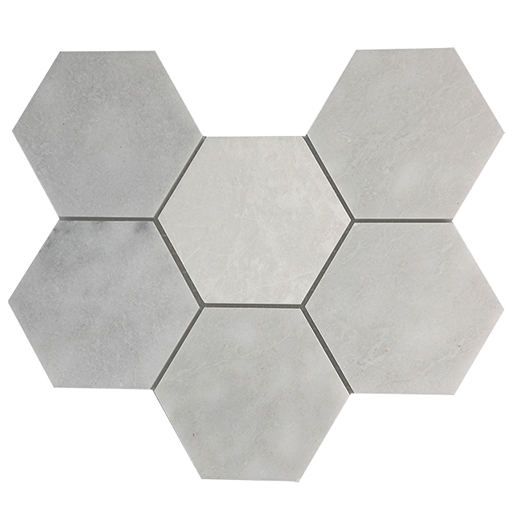 Sea Pearl Mosaics Sea Pearl Honed 4" Hexagon | Marble | Floor/Wall Mosaic