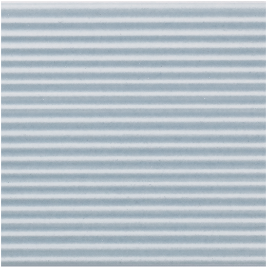 Seashore Seamist Blue Matte 3"x3" Corduroy Deco | Ceramic | Wall Dimensional