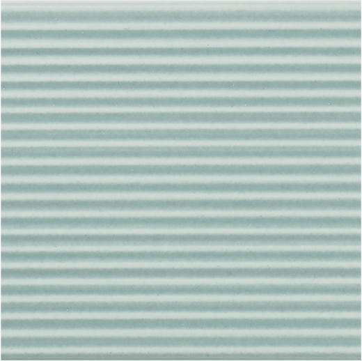 Seashore Seaspray Green Matte 3"x3" Corduroy Deco | Ceramic | Wall Dimensional