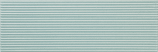 Seashore Seaspray Green Matte 3"x9" Corduroy Deco | Ceramic | Wall Dimensional