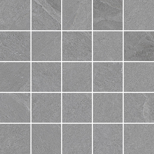Shale Rockwall Gray Matte 2"X2" Mosaic | Porcelain | Floor/Wall Mosaic