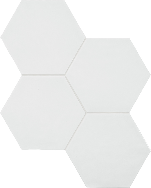 Sigma Powder Glossy 6" Hexagon | Ceramic | Wall Tile