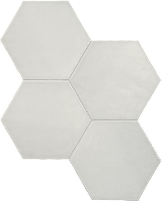 Sigma Stone Glossy 6" Hexagon | Ceramic | Wall Tile