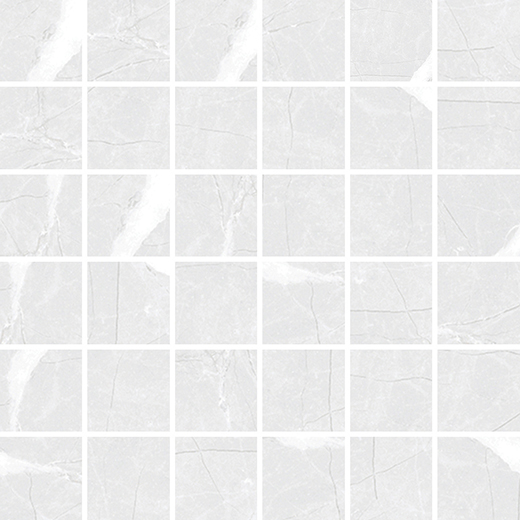 Silk Pearl Matte 2"x2" Mosaic | Porcelain | Floor/Wall Mosaic