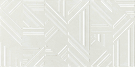 Silk White Polished 24"x48" Deco White | Porcelain | Floor/Wall Dimensional