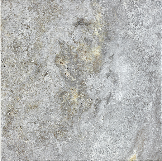 Silver Ash (Travertine) Chiseled & Br-shed 16