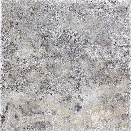 Silver Ash (Travertine) Chiseled & Br-shed 16