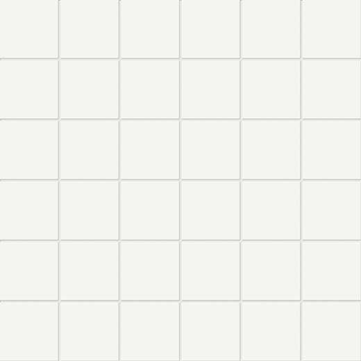 Simplicity Canvas White Matte 2"x2" (12"x12" Mosaic Sheet) | Glazed Porcelain | Floor/Wall Mosaic