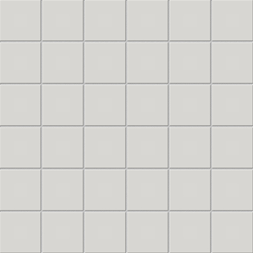 Simplicity Halo Grey Matte 2"x2" (12"x12" Mosaic Sheet) | Glazed Porcelain | Floor/Wall Mosaic