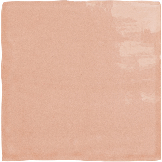 Skylark Perched Pink Glossy 5"x5 | Ceramic | Wall Tile