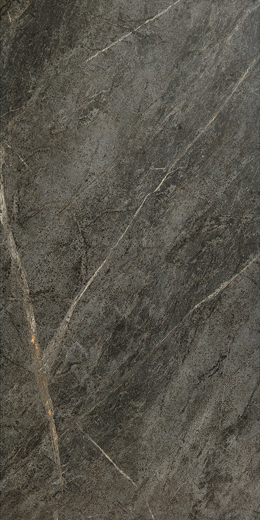 Soapstone Black Half Polished 18"x36 | Through Body Porcelain | Floor/Wall Tile