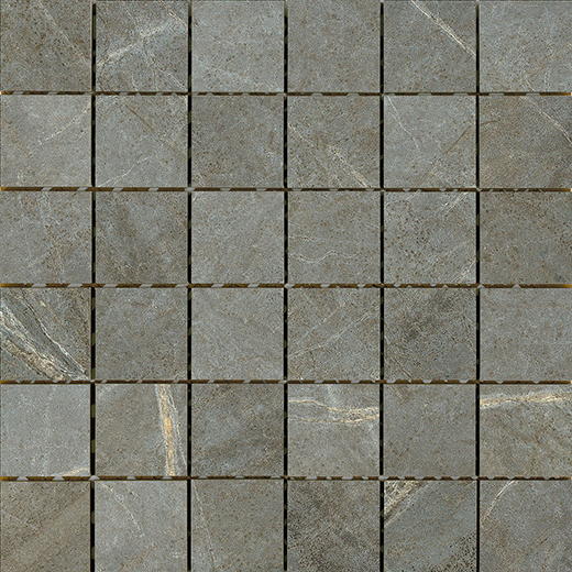 Soapstone Green Half Polished 2"x2" Mosaic | Through Body Porcelain | Floor/Wall Mosaic