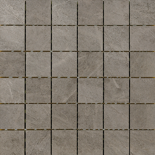 Soapstone Grey Matte 2"x2" Mosaic | Through Body Porcelain | Floor/Wall Mosaic