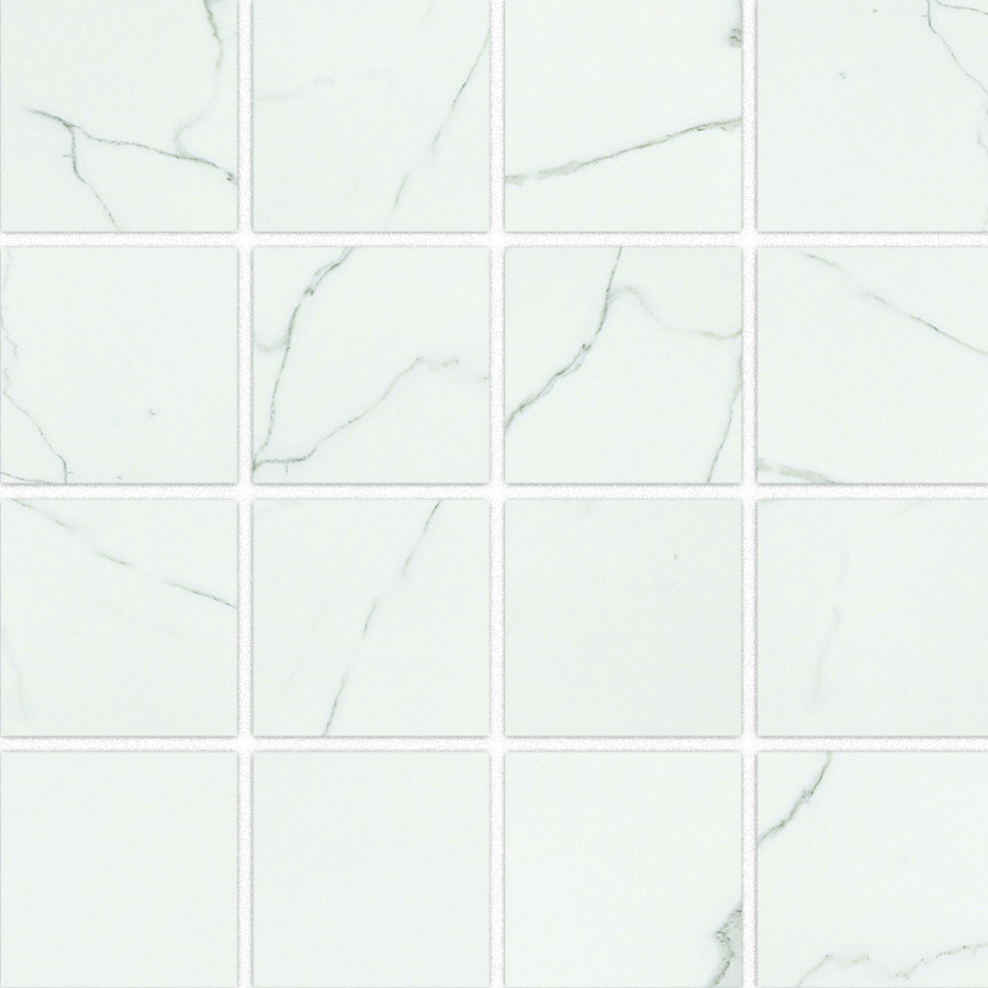 Splendor Calacatta Natural 3"x3" Mosaic | Color Body Porcelain | Floor/Wall Mosaic