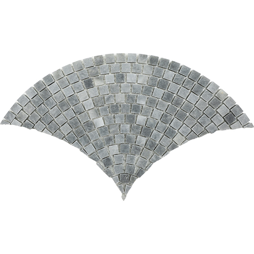 Spring Grey Mosaics Spring Grey Honed Seashell Mosaic | Marble | Floor/Wall Mosaic
